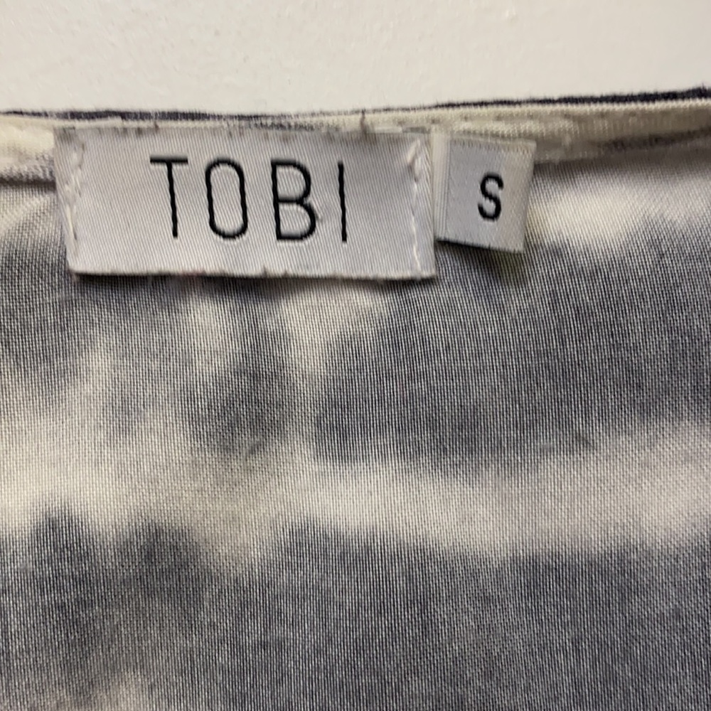 Tobi Tie Dye Shorts Romper Black White - Picture 4 of 4